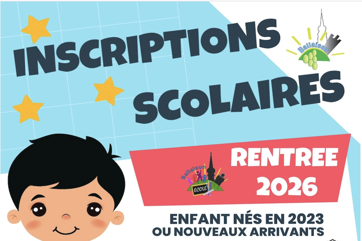 INSCRIPTIONS SCOLAIRES - Rentrée 2026