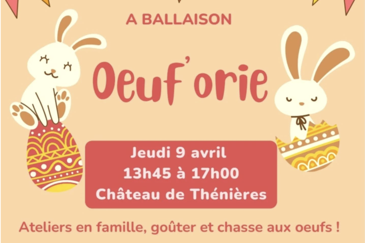 Œuf’orie&nbsp;: Grande chasse aux œufs&nbsp;!