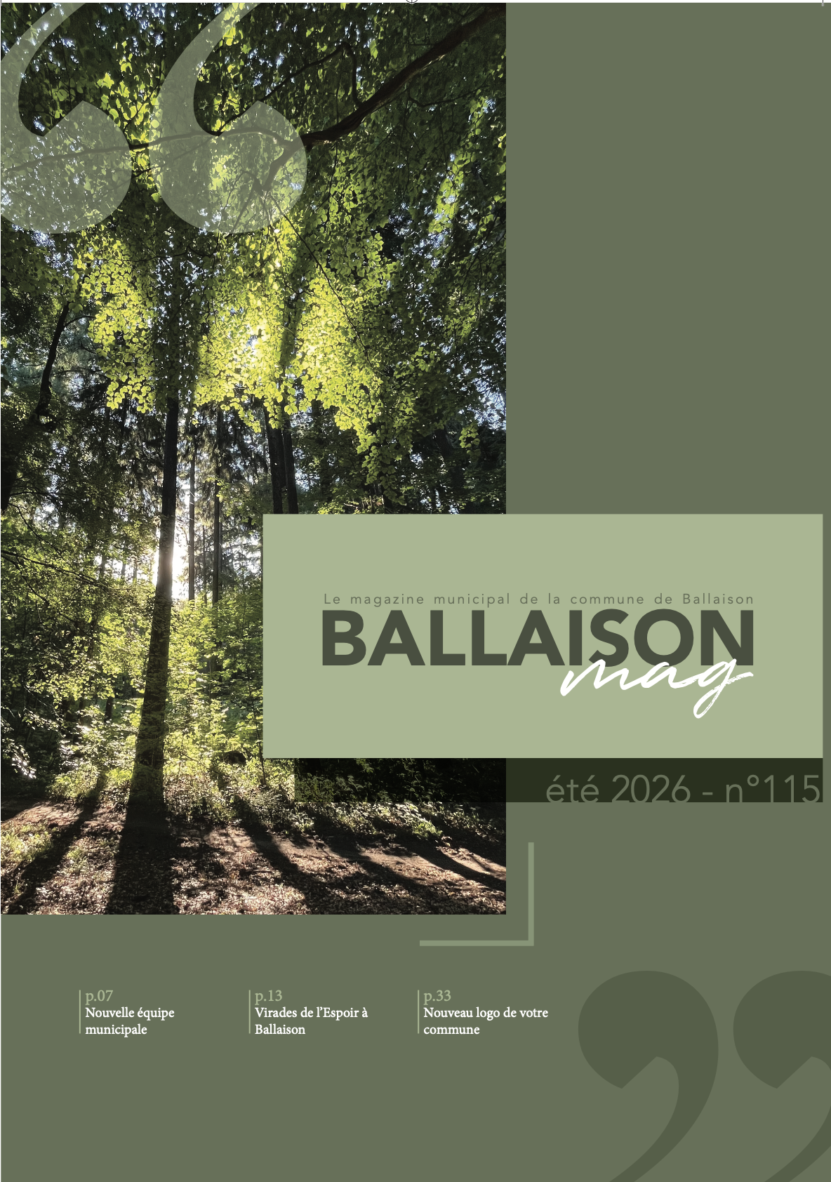 Ballaison mag - Été 2026
